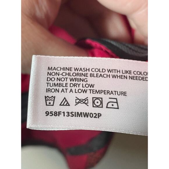 Sims Womens Winter Ski Snowboard Jacket Coat Aztec Chevron Print Small Pink VTG - Picture 8 of 8